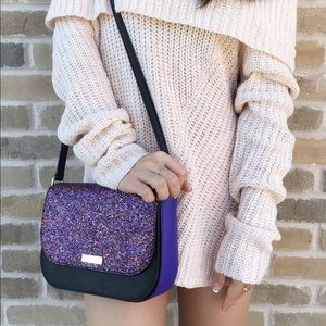 Kate Spade Laurel Way Glitter Crossbody Bag NWT
